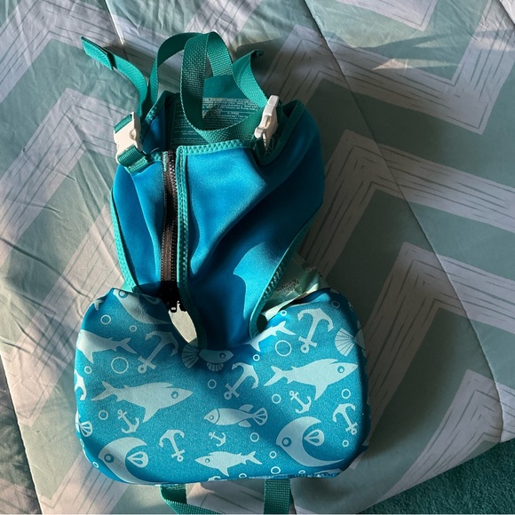 Kids' Blue and Yellow Swim Vest - Picture 2 of 3